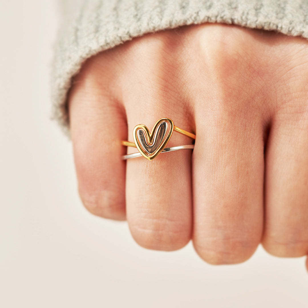 My Dear Daughter-Silver Crown Ring