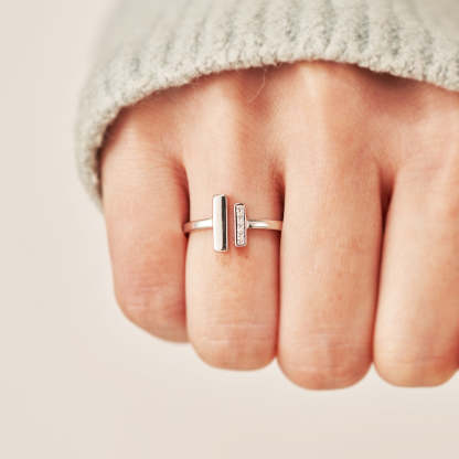 Mother & Daughter-Thick & Thin Ring