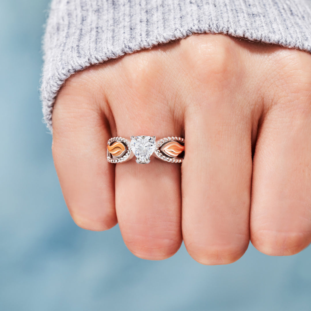 Angels Watch Over Those We Love Wings Circle Ring