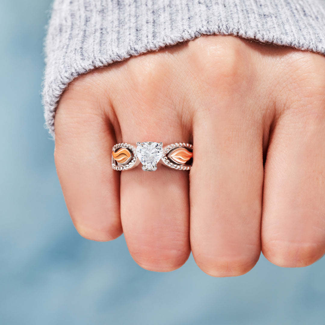 Angels Watch Over Those We Love Wings Circle Ring