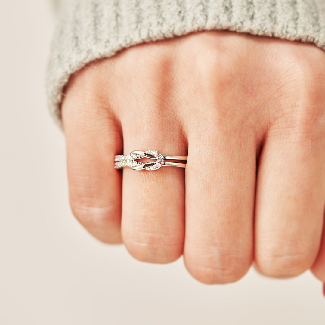 Mother & Daughter- Knot Ring
