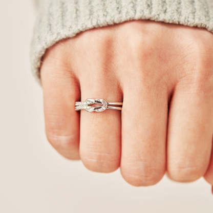 Mother & Daughter- Knot Ring