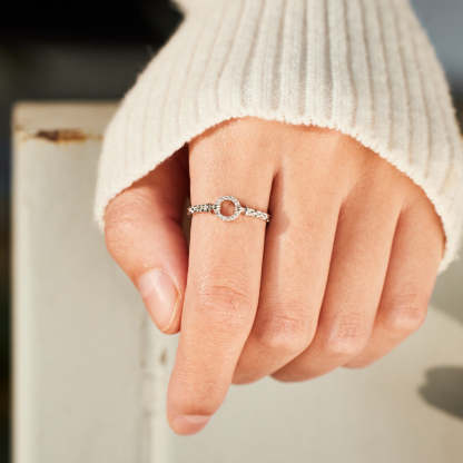 Matching Mother&Daughter Single Circle Rings