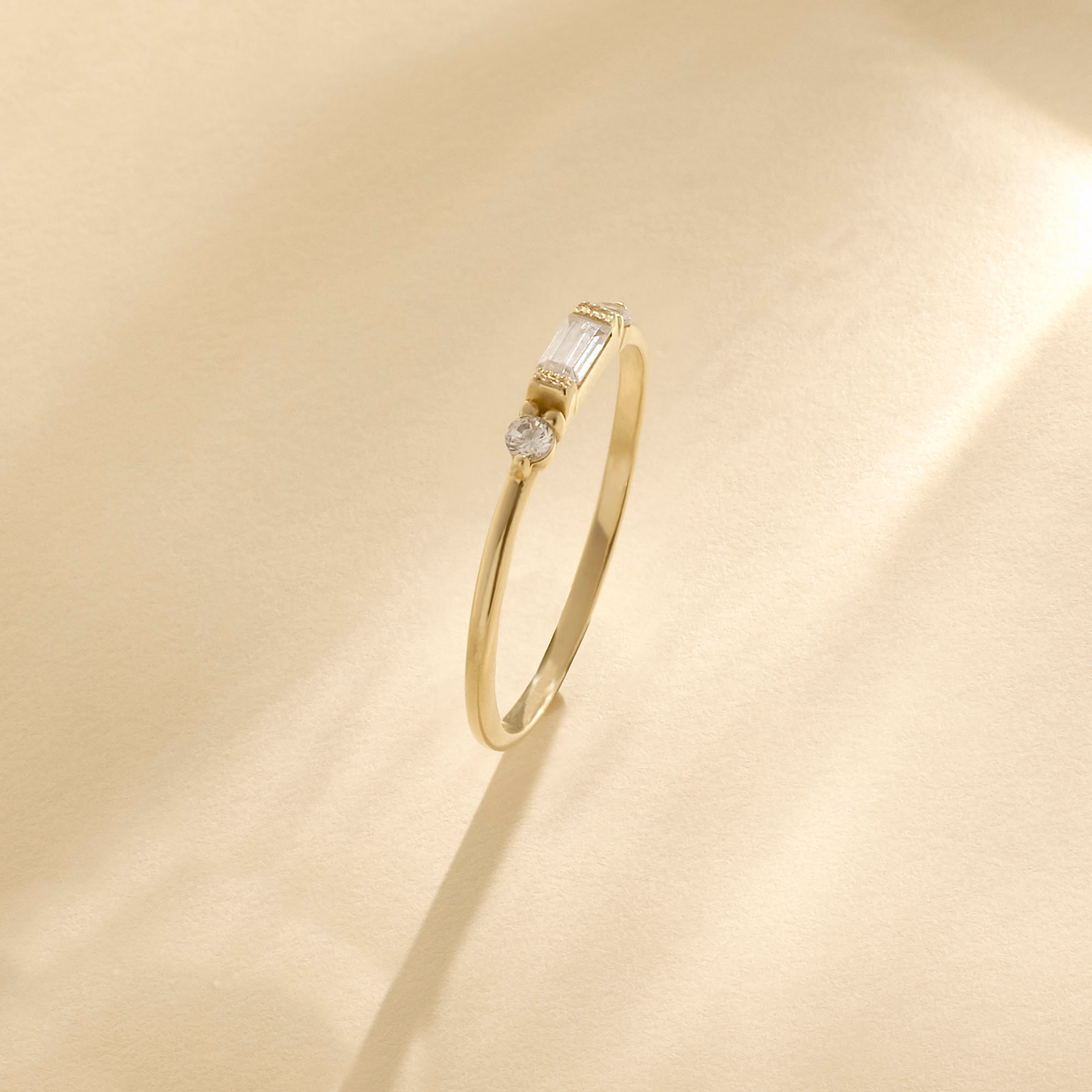 Soulmates Always Together Diamond Solitaire Ring