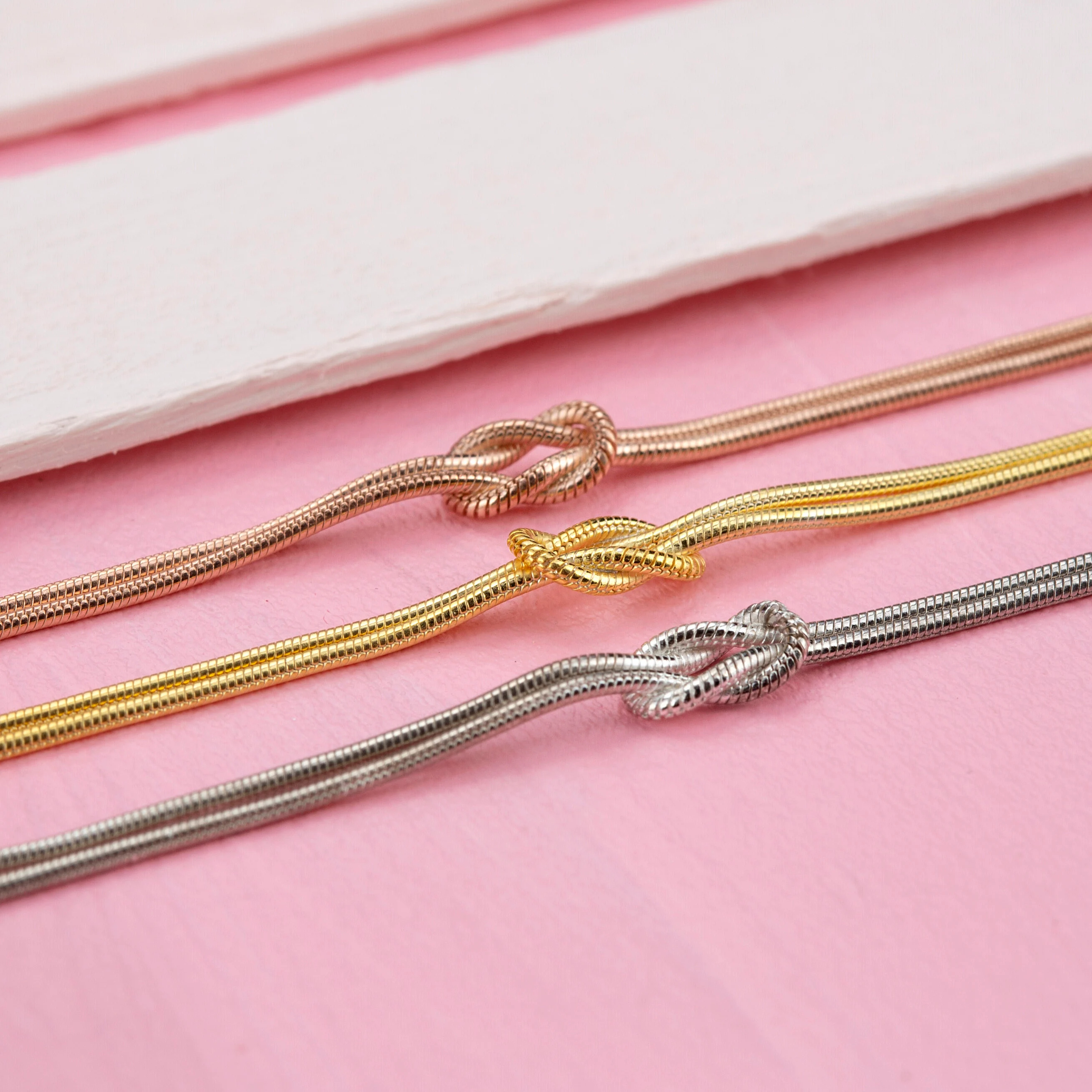 Tied By Angel’s Hands Knot Necklace