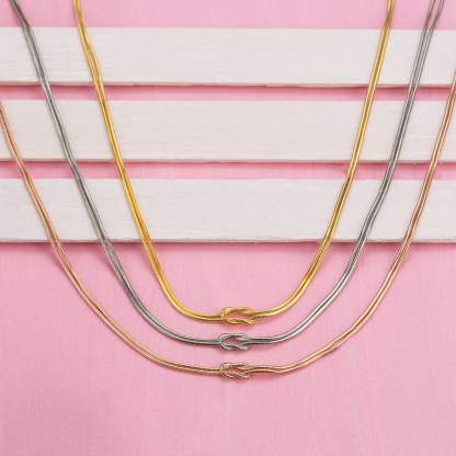 Tied By Angel’s Hands Knot Necklace
