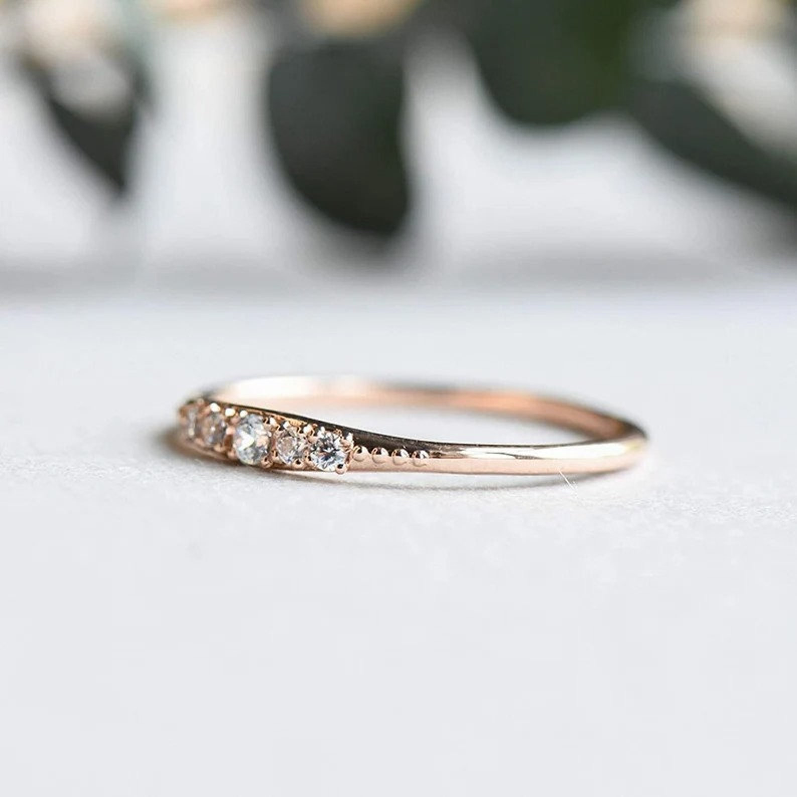 I'm Choosing My Peace Dainty Stacking Ring