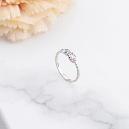 Soulmates Infinity Birthstone Ring
