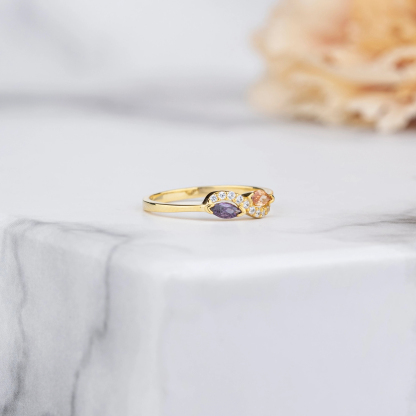 Soulmates Infinity Birthstone Ring