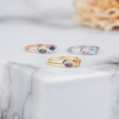 Soulmates Infinity Birthstone Ring