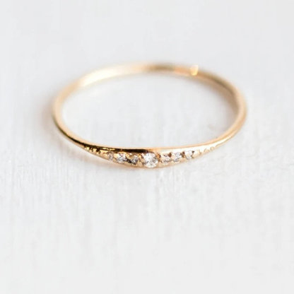 I'm Choosing My Peace Dainty Stacking Ring