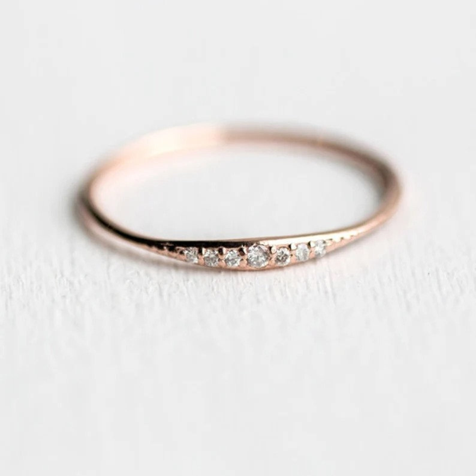 I'm Choosing My Peace Dainty Stacking Ring