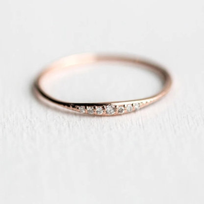 I'm Choosing My Peace Dainty Stacking Ring