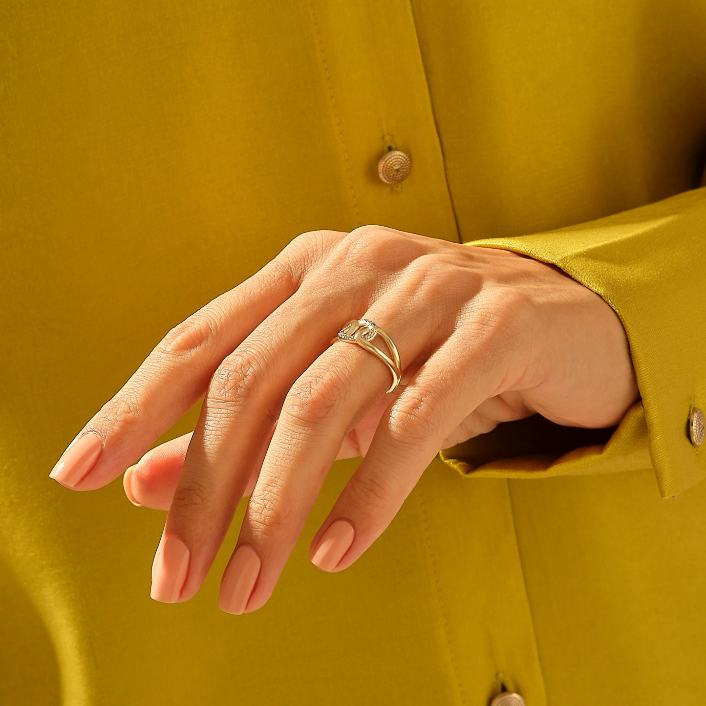 Self Love Pave Diamond Ring