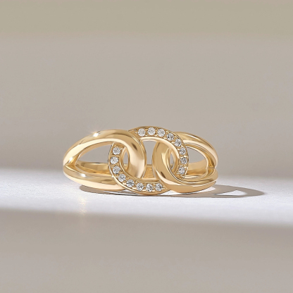 Self Love Pave Diamond Ring