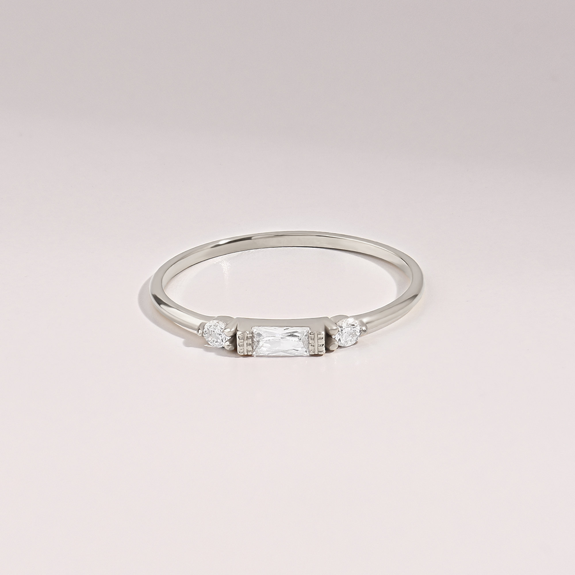 Soulmates Always Together Diamond Solitaire Ring