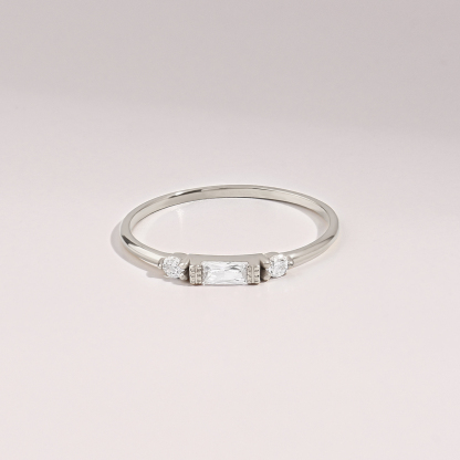 Soulmates Always Together Diamond Solitaire Ring