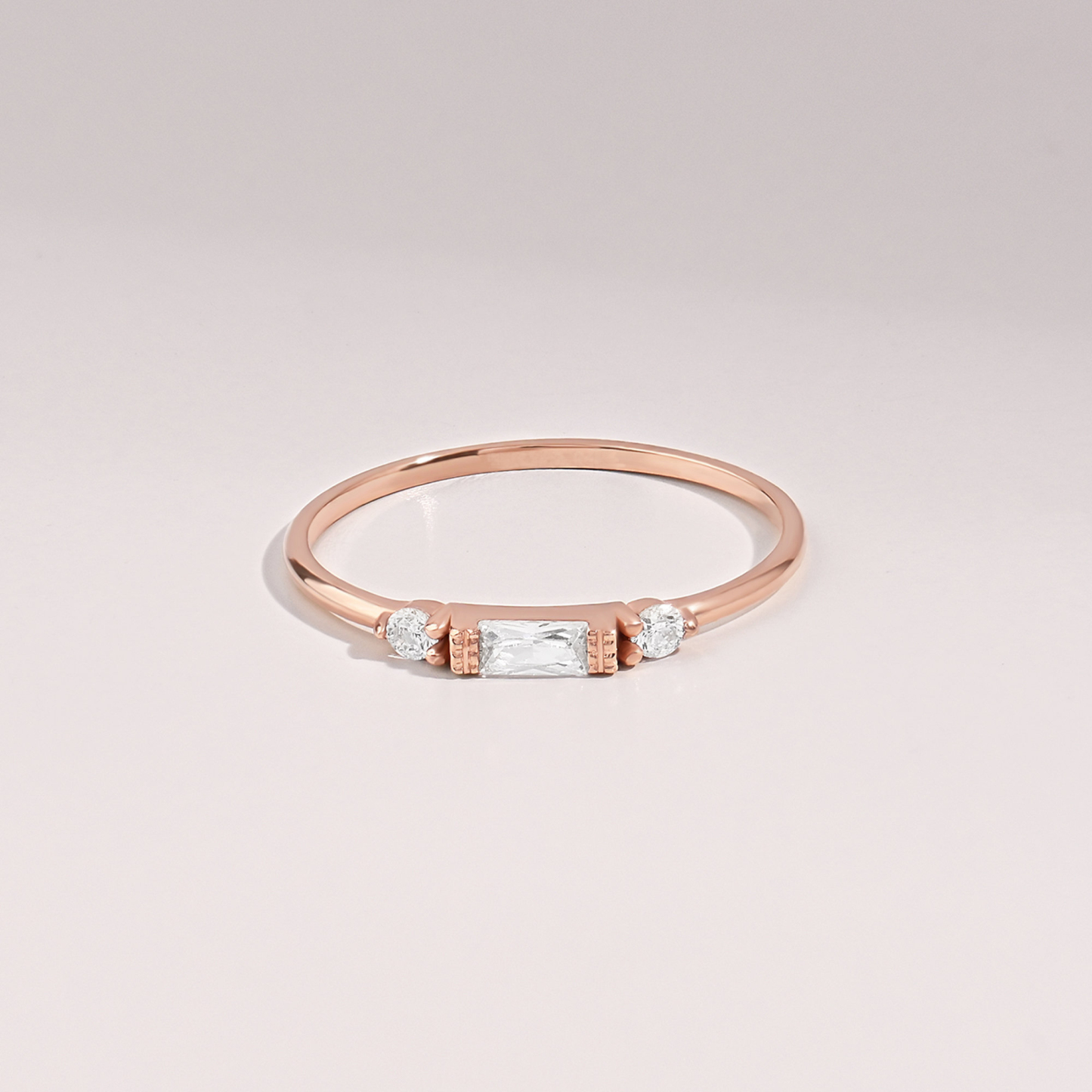 Soulmates Always Together Diamond Solitaire Ring