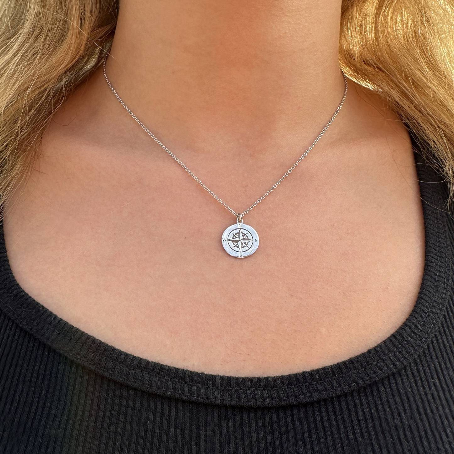 Your Heart Is Your Compass Graduation Necklace