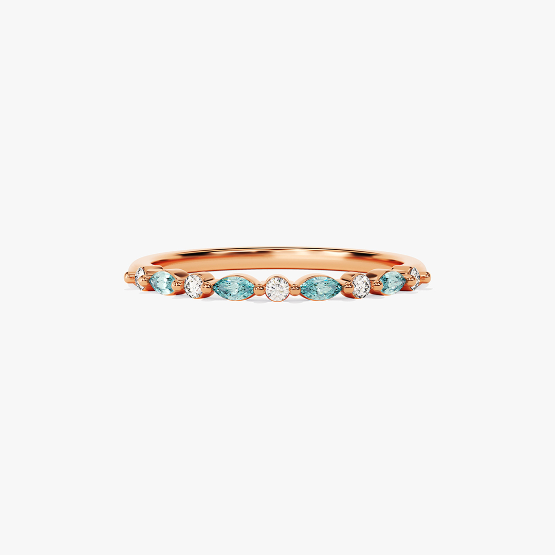 Choosing My Peace Marquise Ring