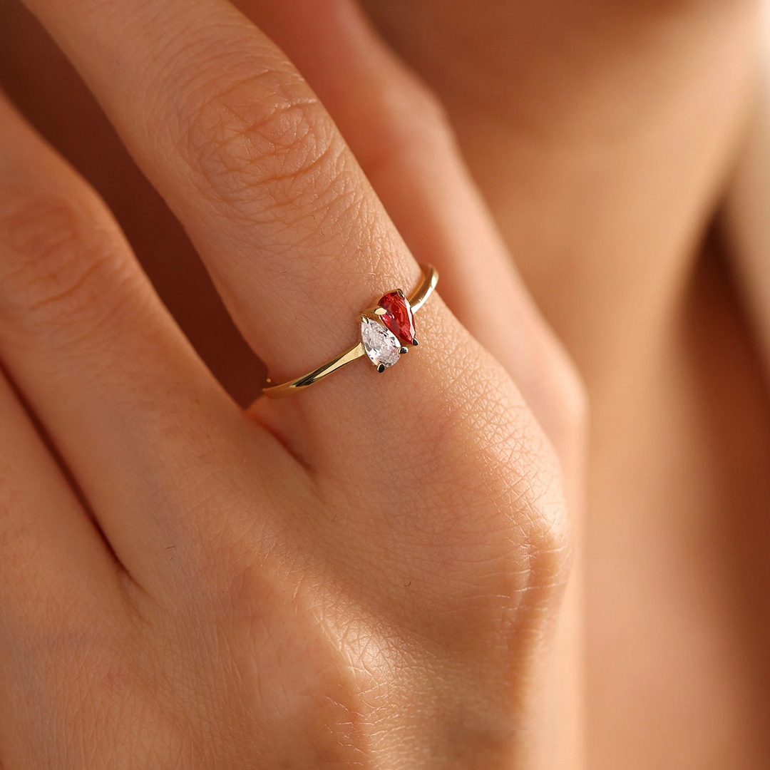 Multi Family Birthstone Mother's Ring