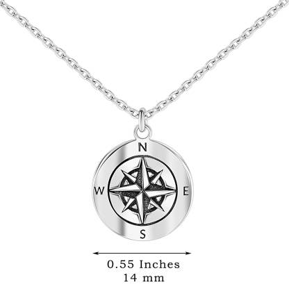 Your Heart Is Your Compass Graduation Necklace