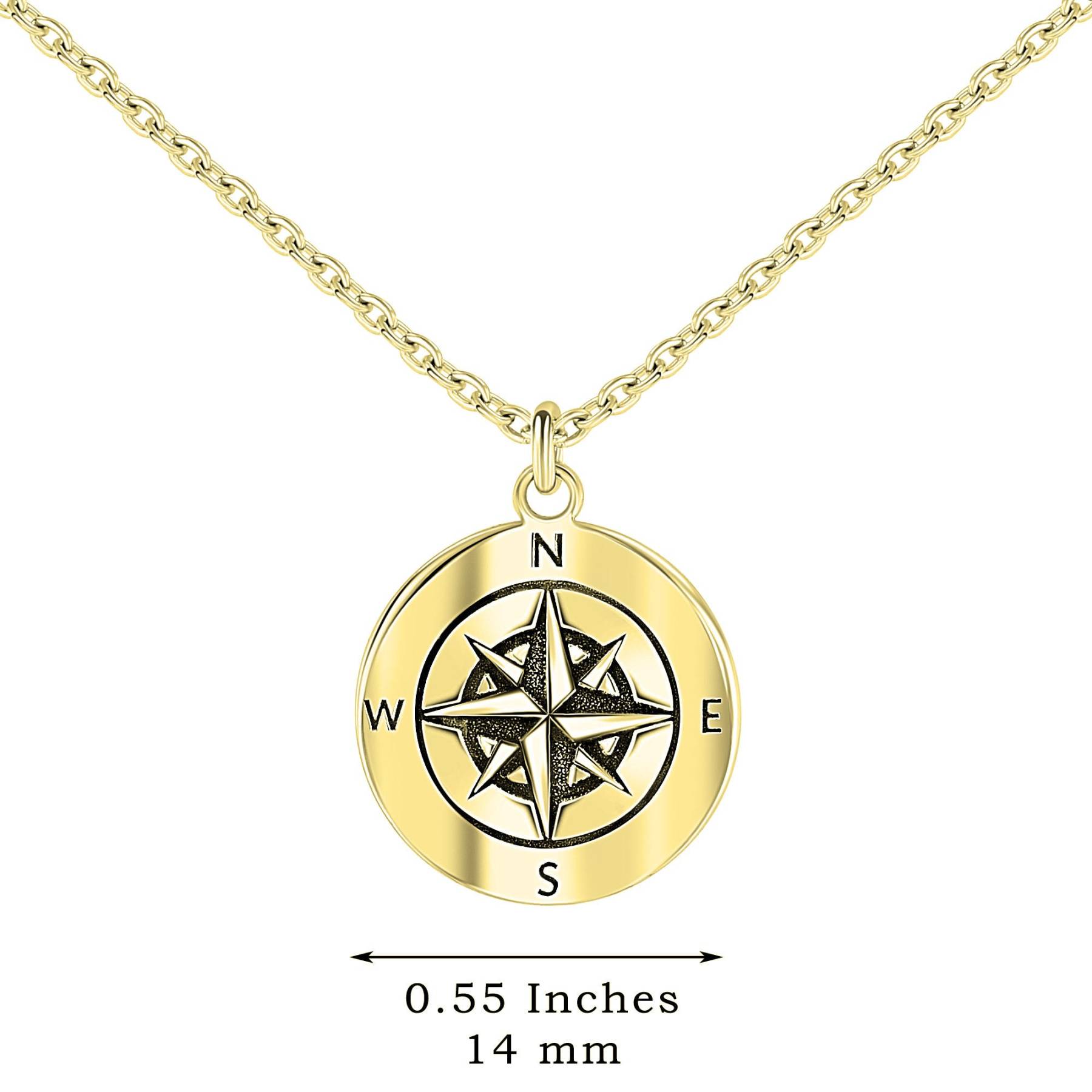 Your Heart Is Your Compass Graduation Necklace