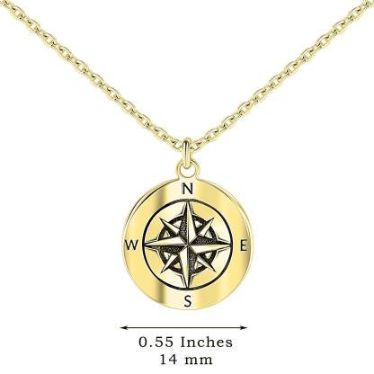 Your Heart Is Your Compass Graduation Necklace