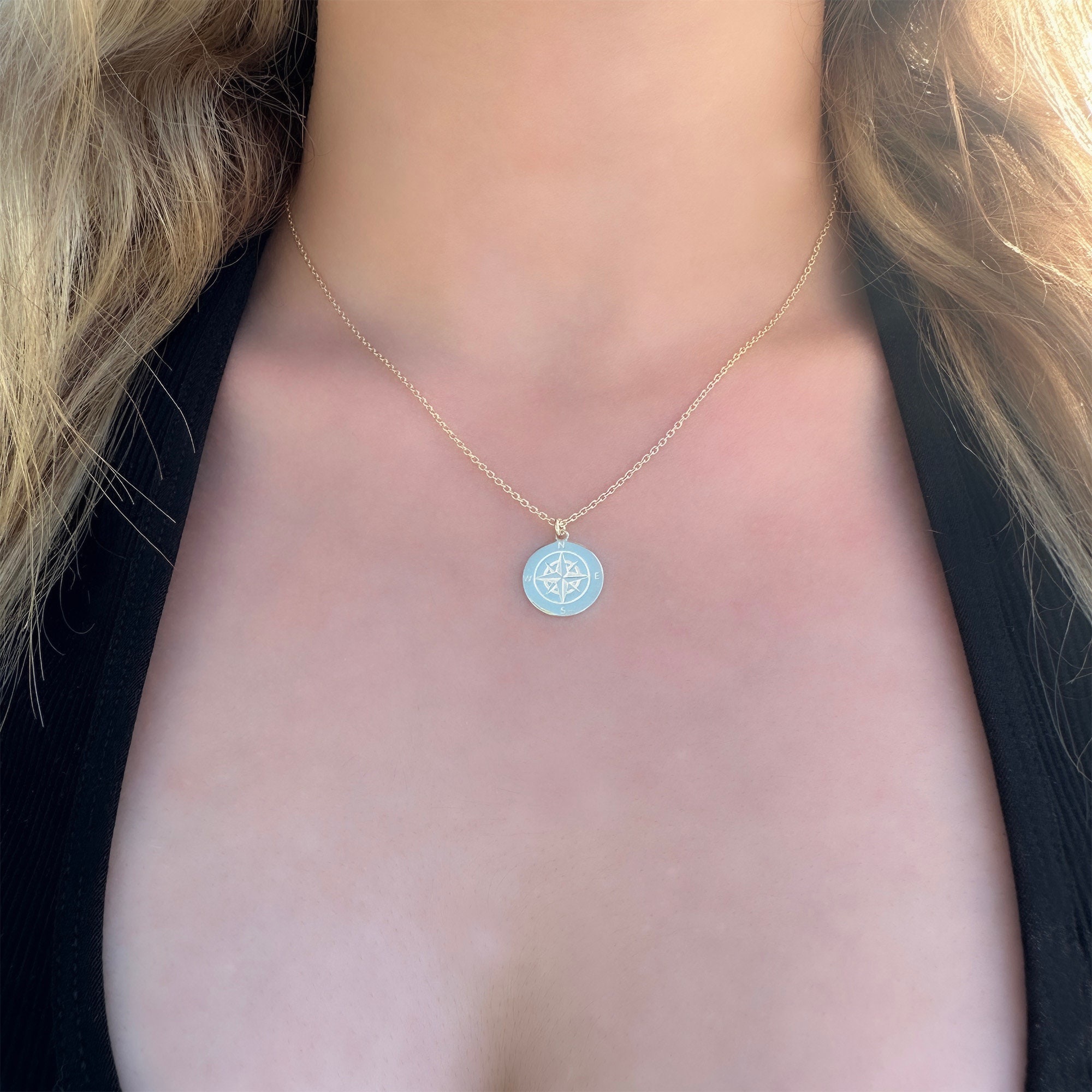 Your Heart Is Your Compass Graduation Necklace
