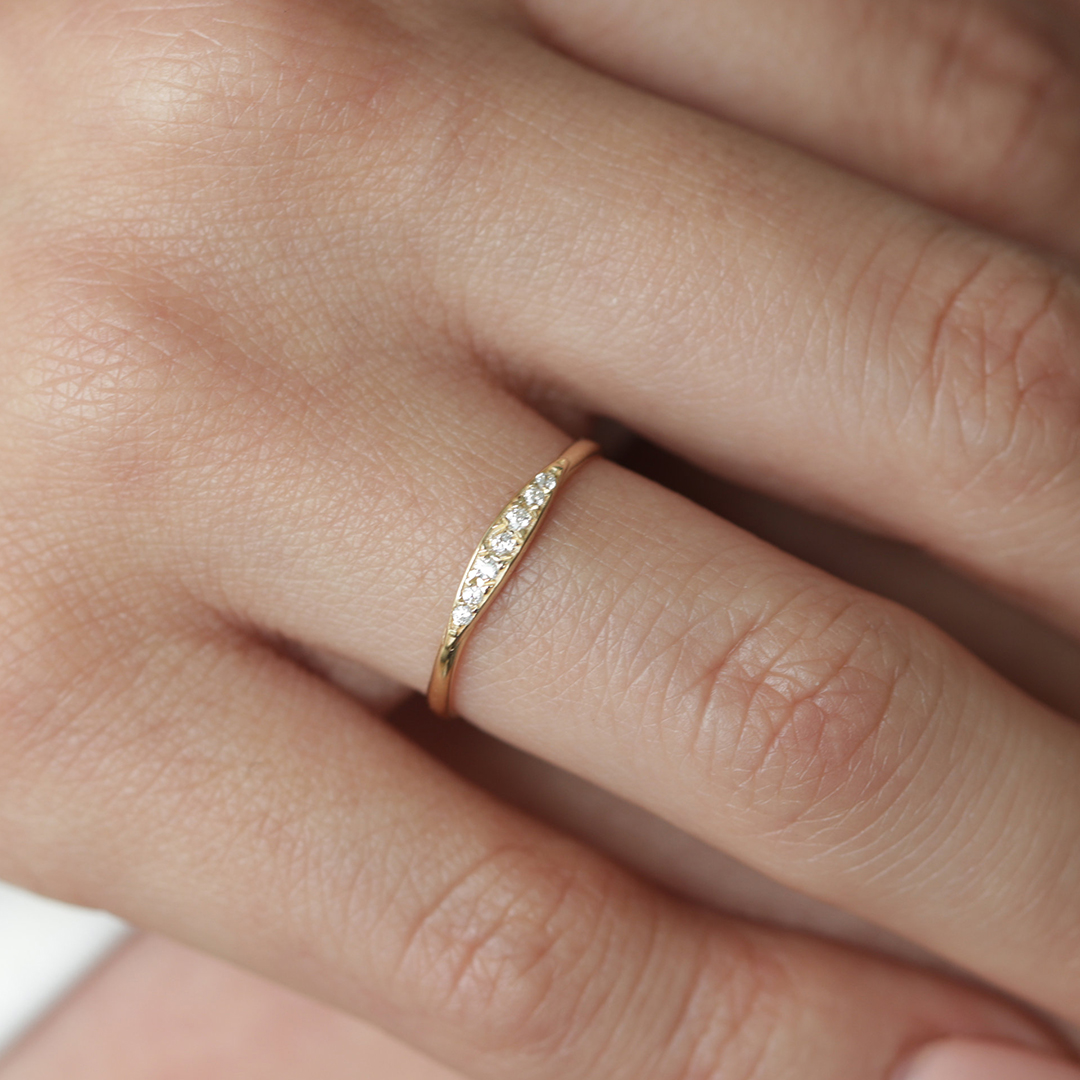I'm Choosing My Peace Dainty Stacking Ring