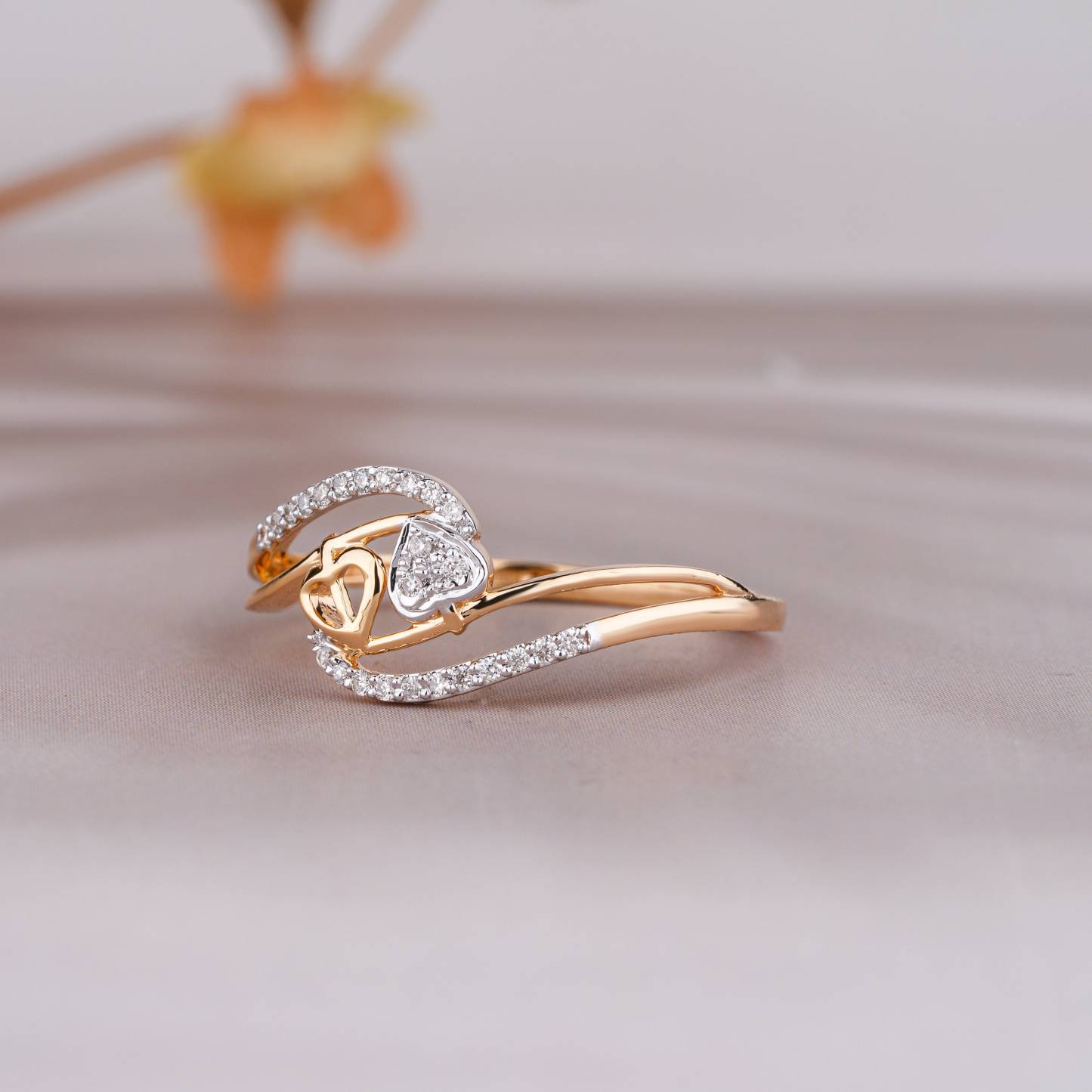 It's OK Hug Heart Ring