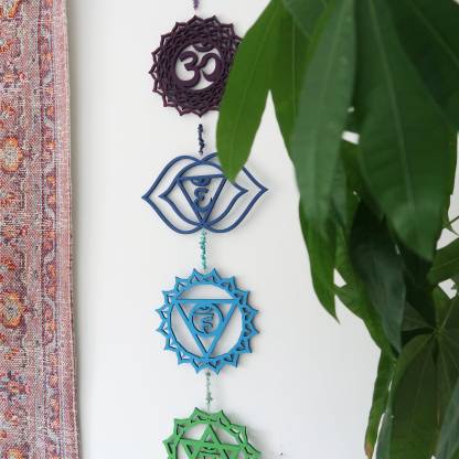 Coppermoon Chakra Wall Hanging – Sacred Gemstone Art for Energy & Light