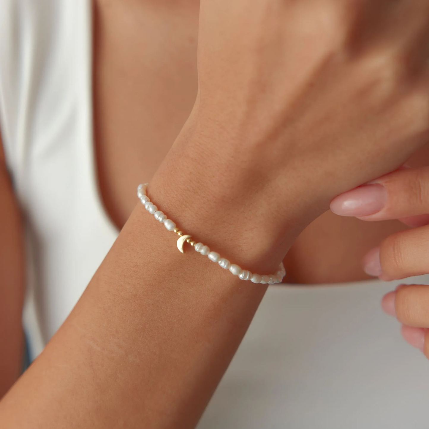 Self Love Pearl Heart Bracelet