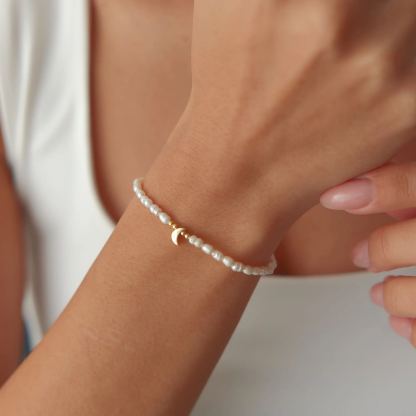 Self Love Pearl Heart Bracelet