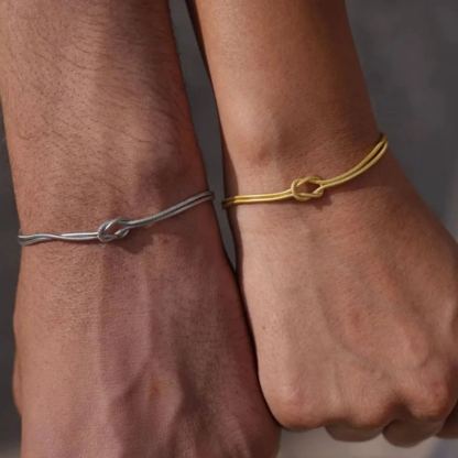 Husband & Wife Bond Knot Bracelets