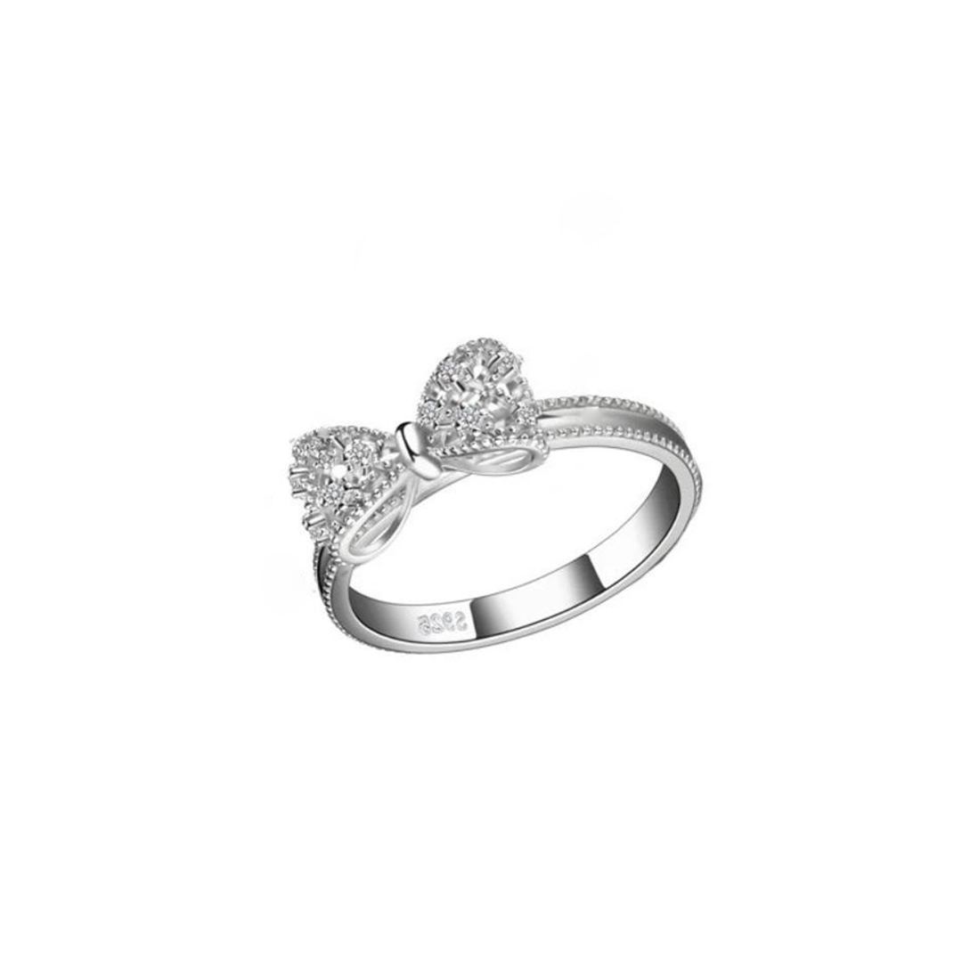 A Bond Tied by Love Bow Ring