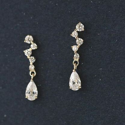 Delicate Micro-Pave CZ Mini Stud Earrings