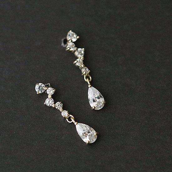 Delicate Micro-Pave CZ Mini Stud Earrings