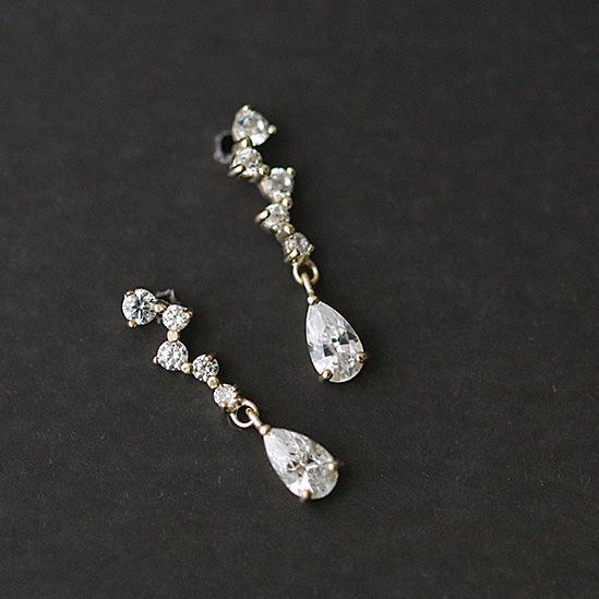 Delicate Micro-Pave CZ Mini Stud Earrings