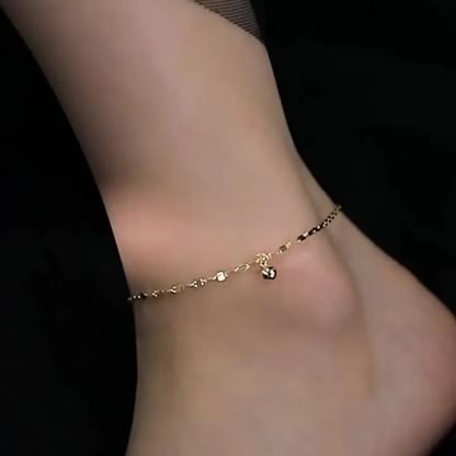 Minimalist Sparkling Chain Ankle Bracelet