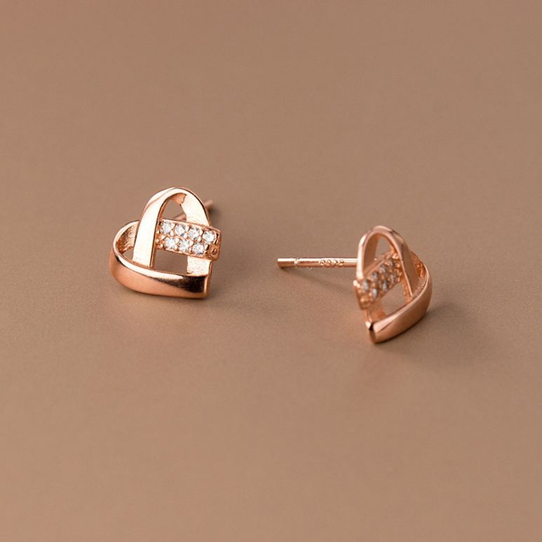 Stacking Diamond Stud Earrings