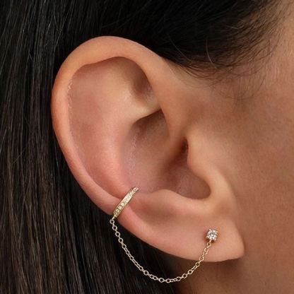 Linked in Light Earrings