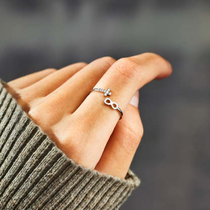 Matching Mother & Daughter Infinity Cross Rings