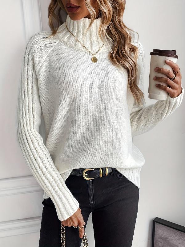 Elegant women's turtleneck sweater
