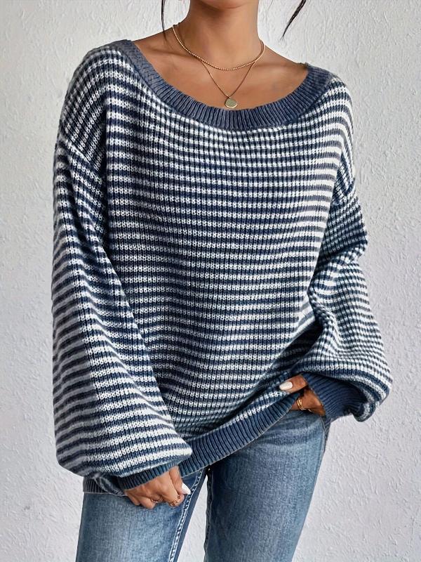 Anna | Loose knit sweater with dropped shoulders