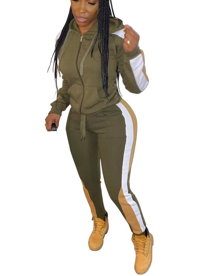Zipper Front Jacket Long Pants