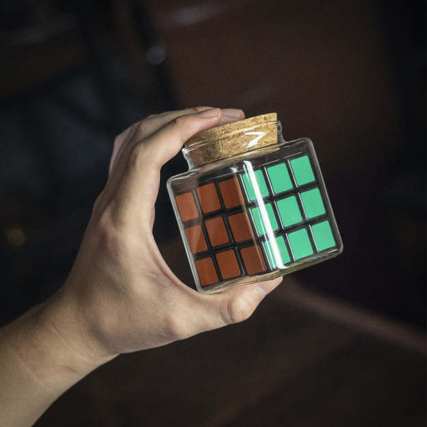 Cube In Bottle by Henry Harrius
