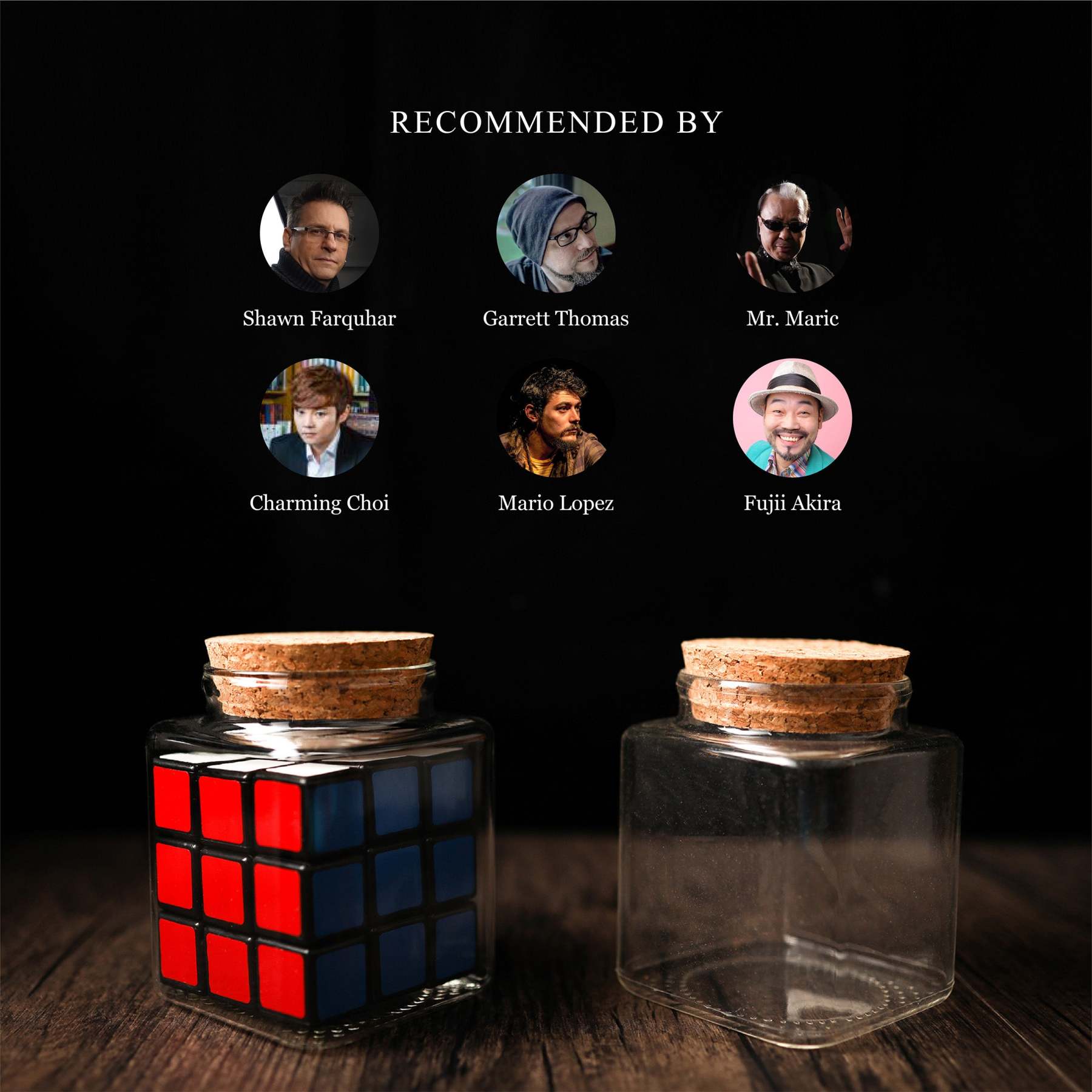 Cube In Bottle by Henry Harrius