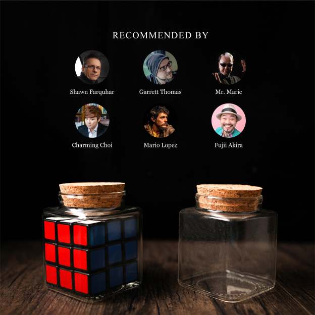 Cube In Bottle by Henry Harrius