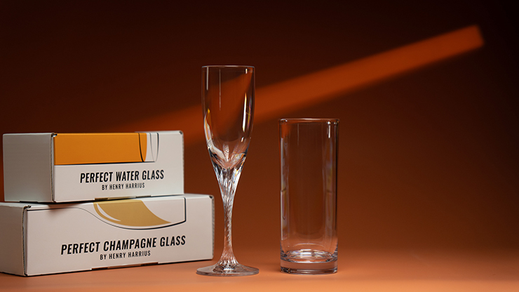Perfect Champagne Glass & Perfect Water Glass by Henry Harrius